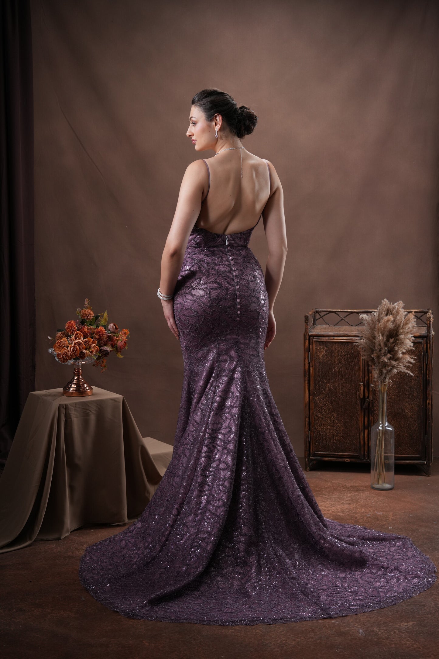 melrose evening dresses Melrose Satin Chiffon Maxi Dress
